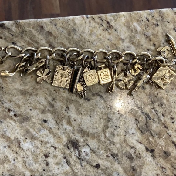 Chanel Extremely Rare 2002 16 Charms Toggled Cold Bracelet - Picture 11 of 12